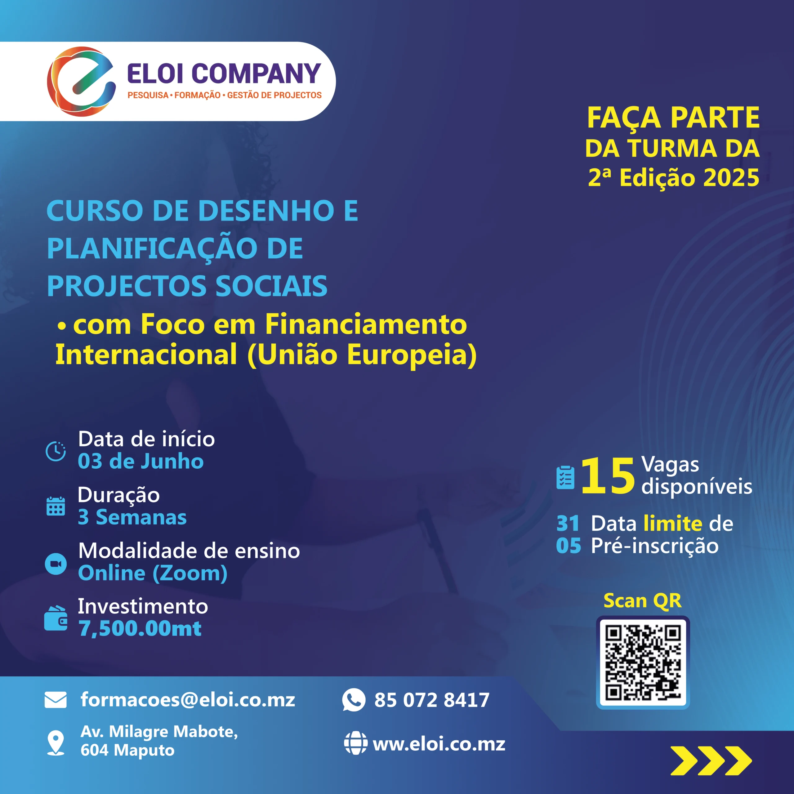 Desenho e planificação de projetos sociais