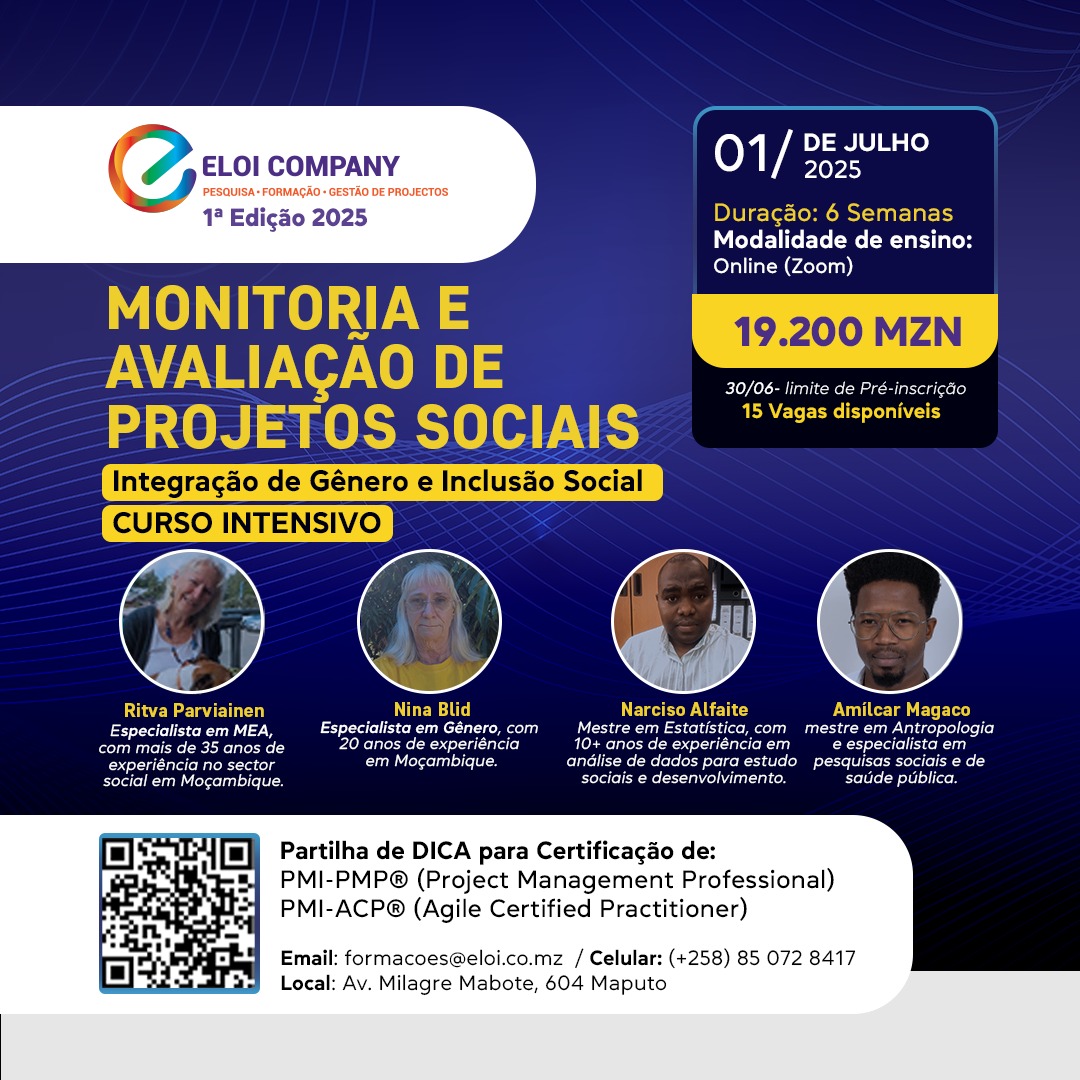 monitoria e avaliação de projectos